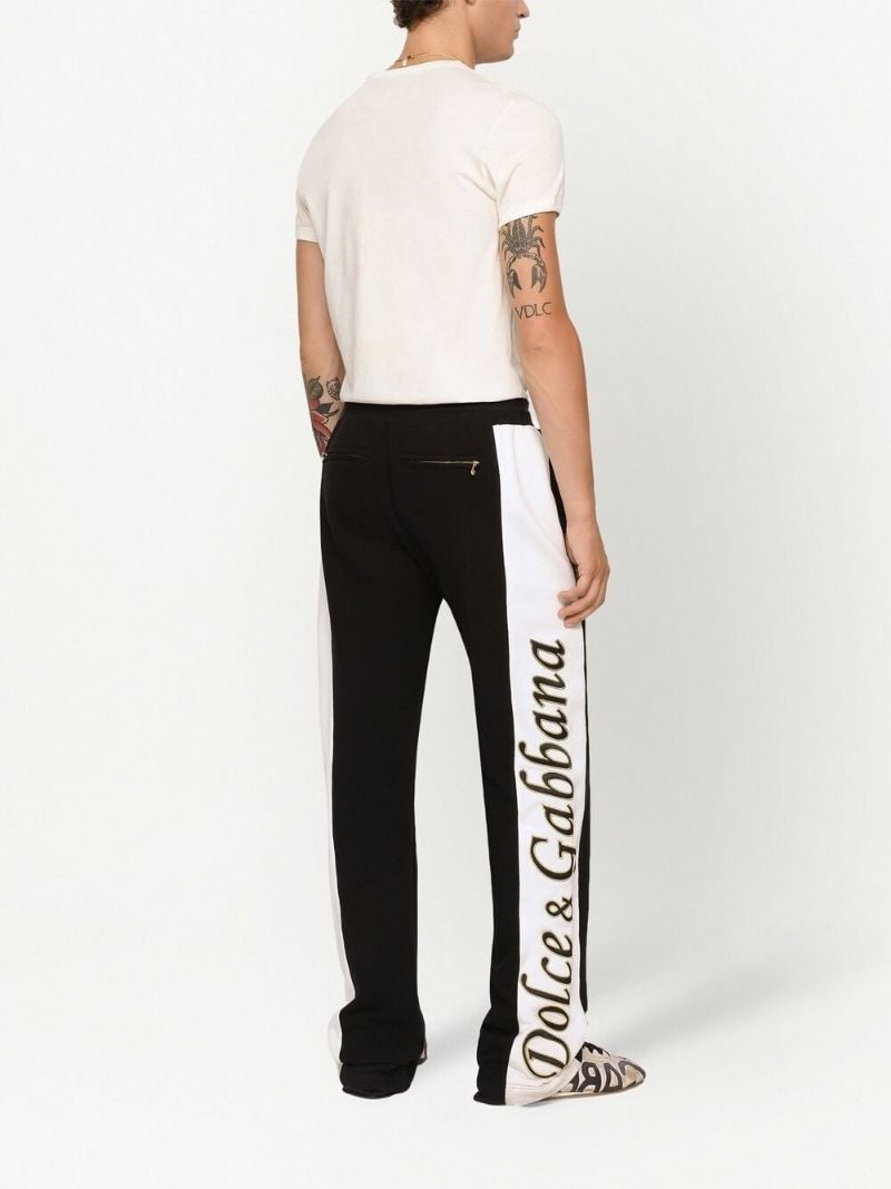 White Graphic Print V-neck T-shirt