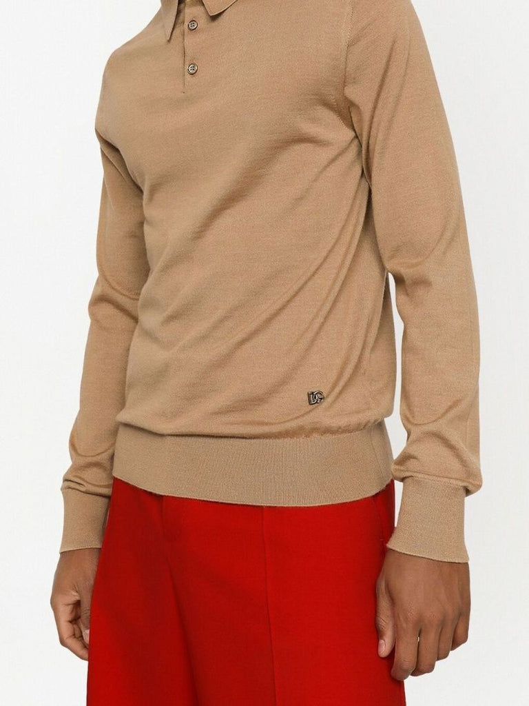 Brown Polo Sweater