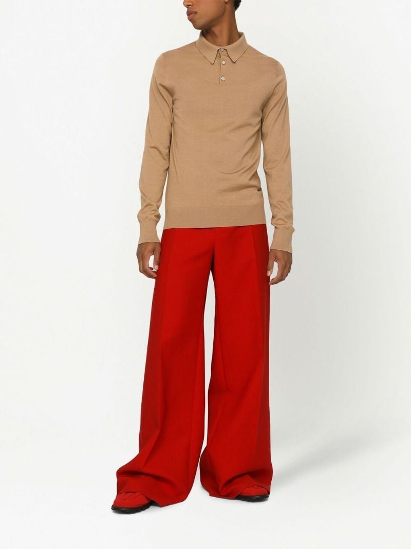 Brown Polo Sweater