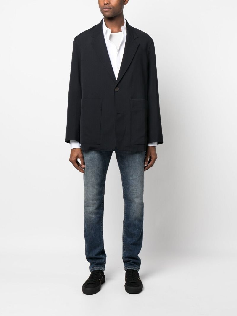 Blue Slim-cut Jeans