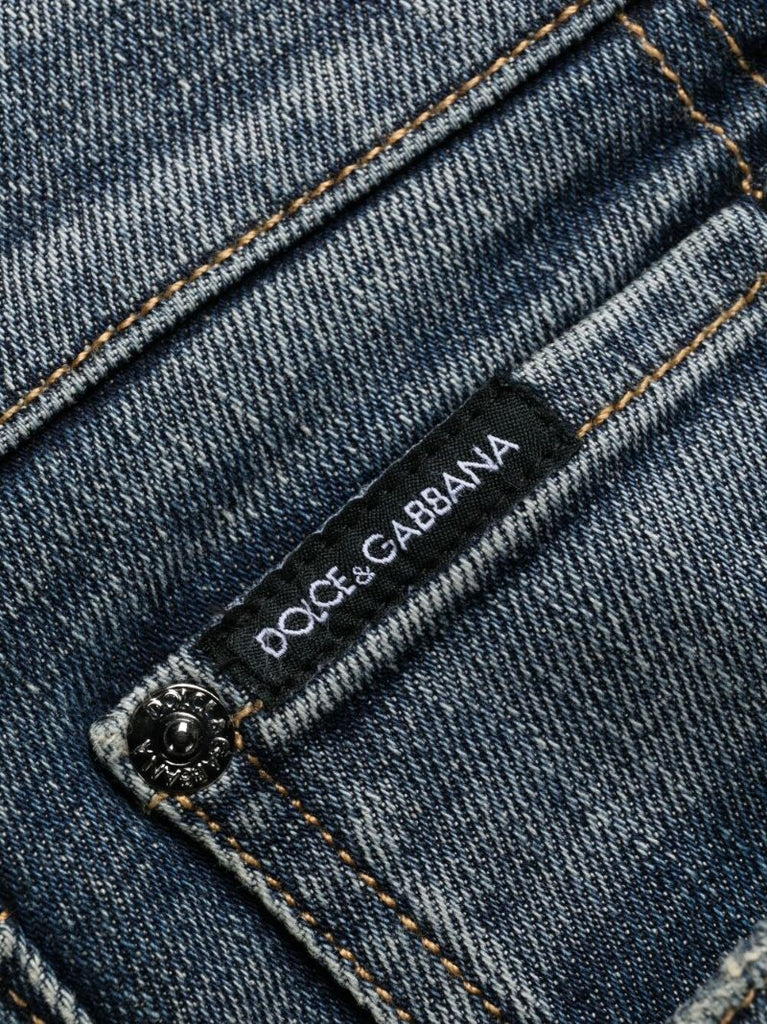 Blue Slim-cut Jeans
