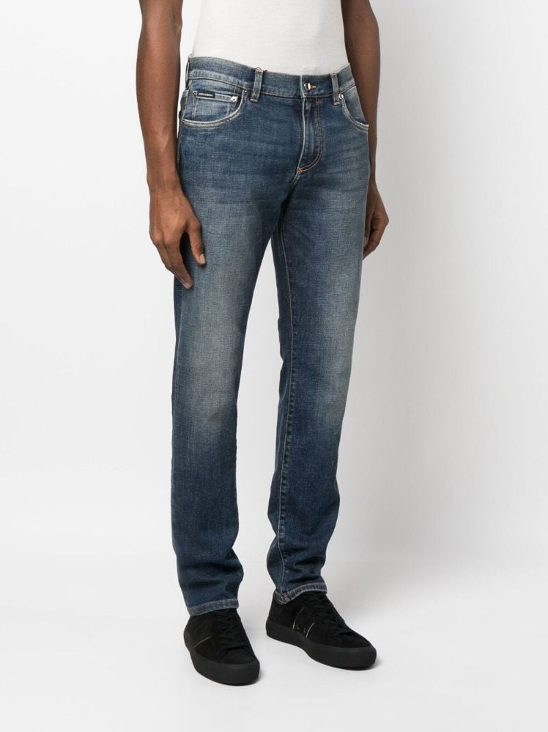Blue Slim-cut Jeans