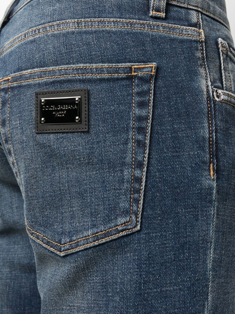 Blue Slim-cut Jeans