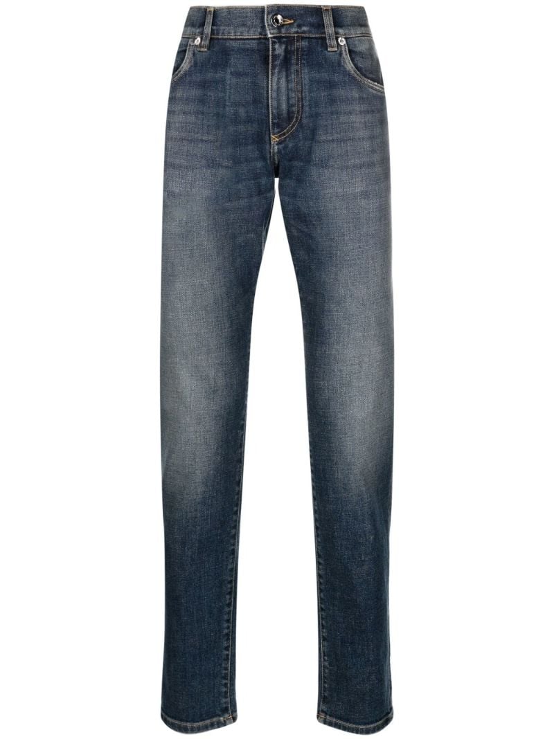 Blue Slim-cut Jeans