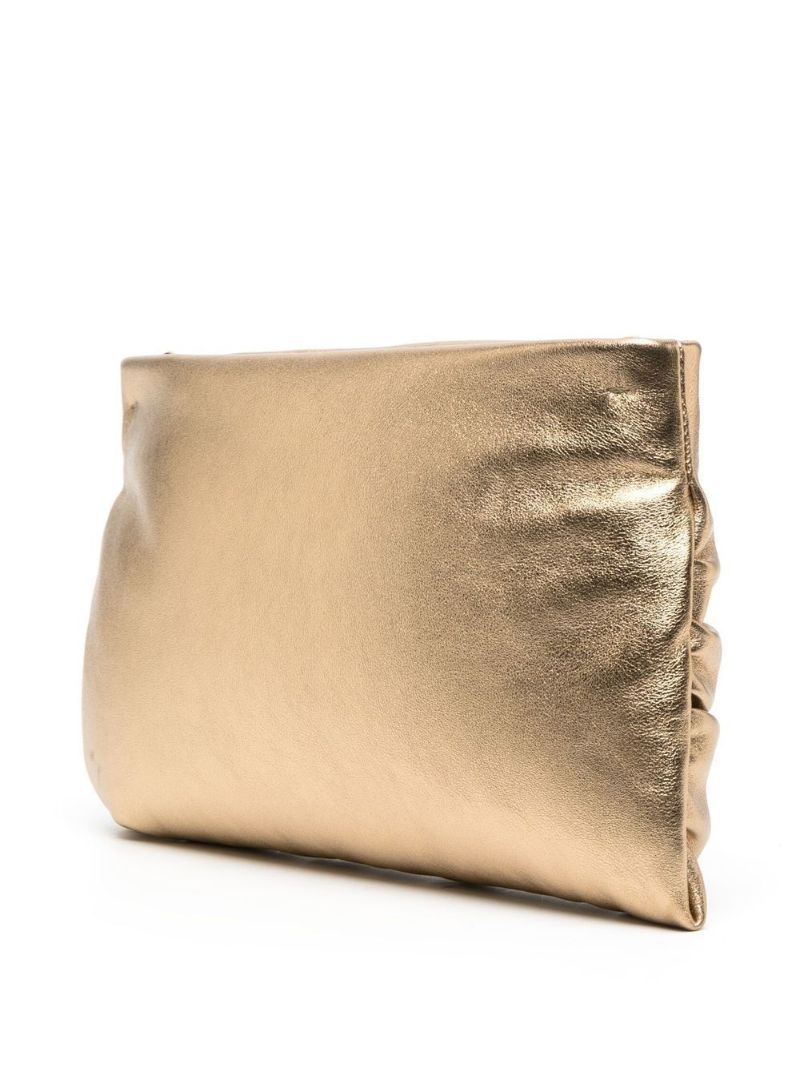 Gold-tone Devotion Leather Cross Body Bag