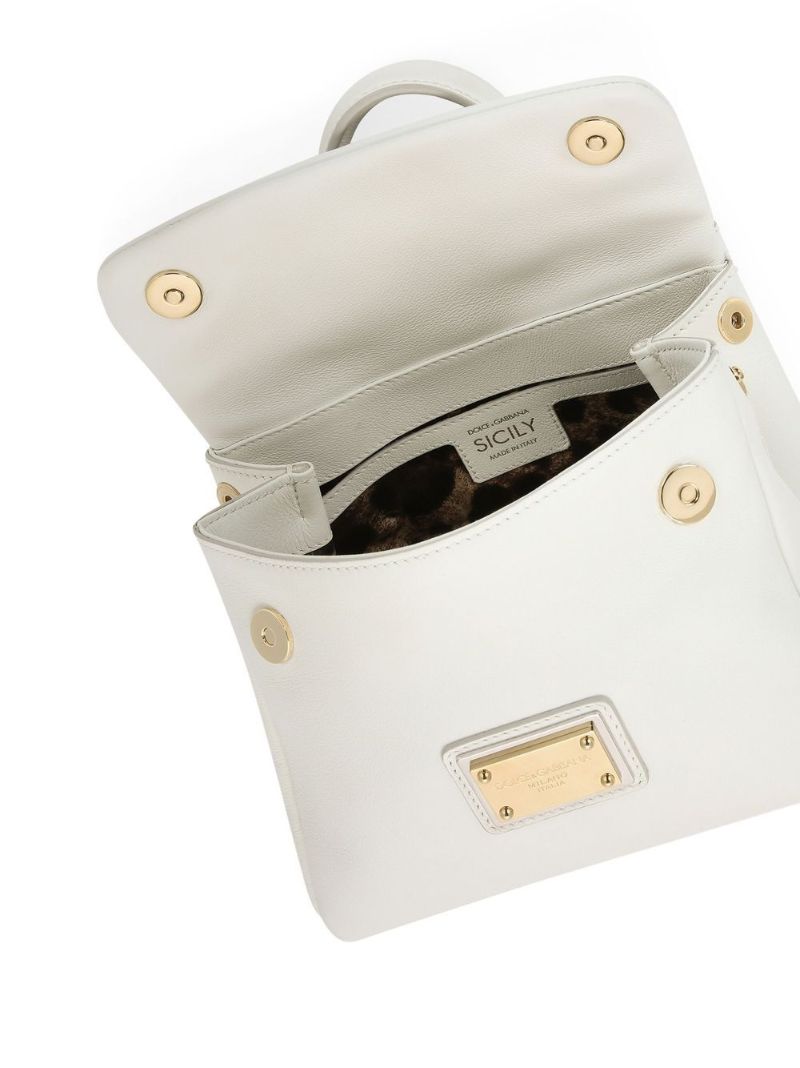 White Sicily Tote Bag
