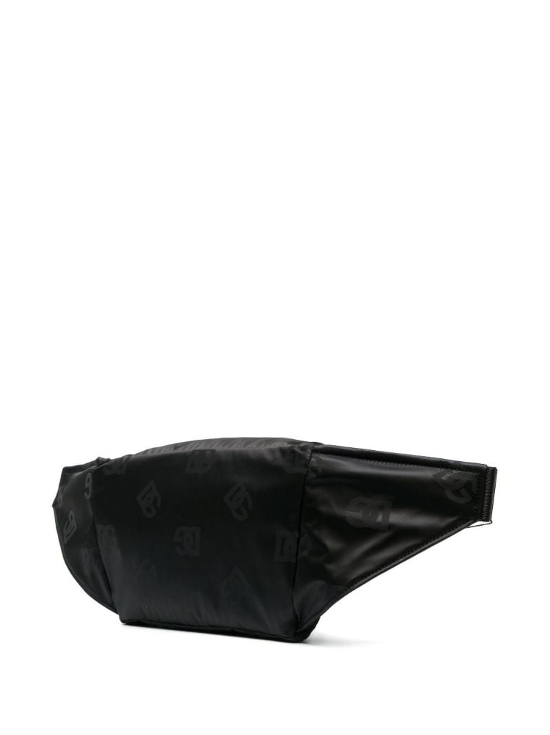 Black Logo Belt Bag