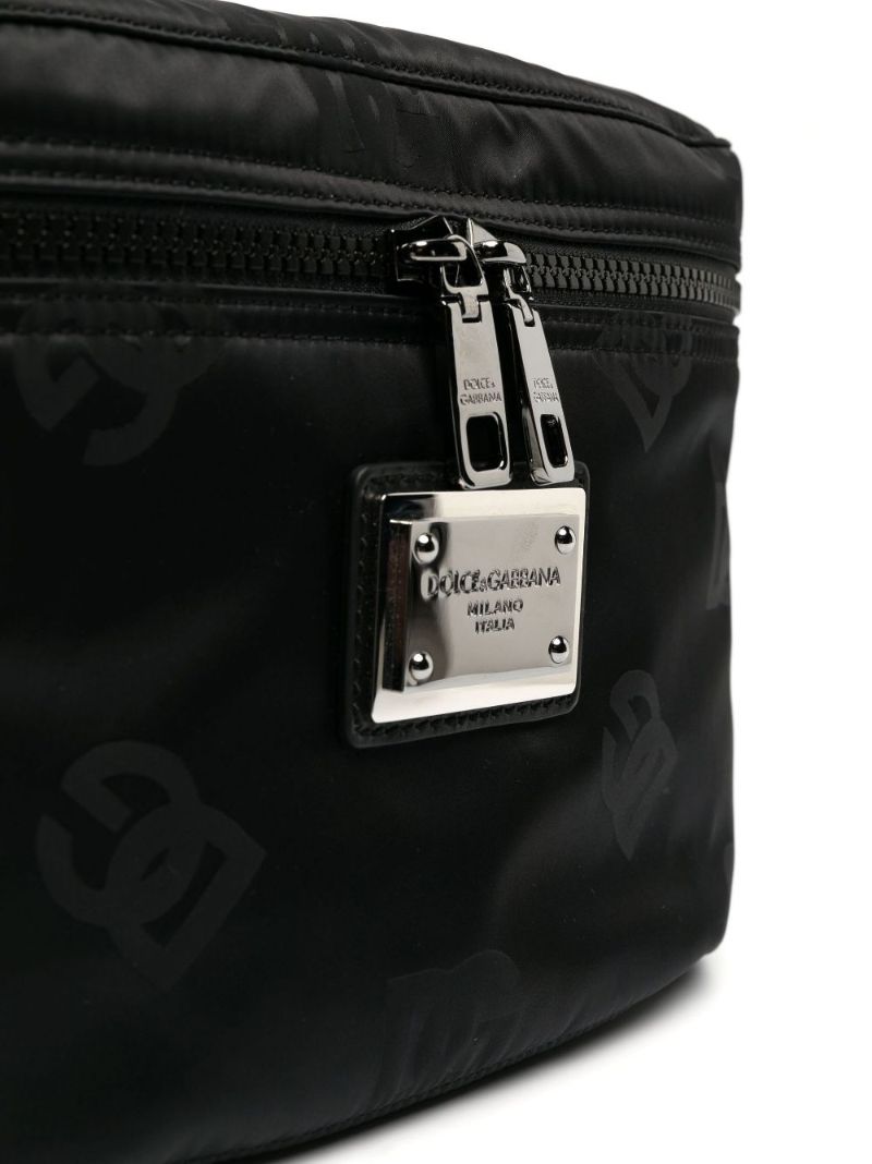 Black Logo Belt Bag