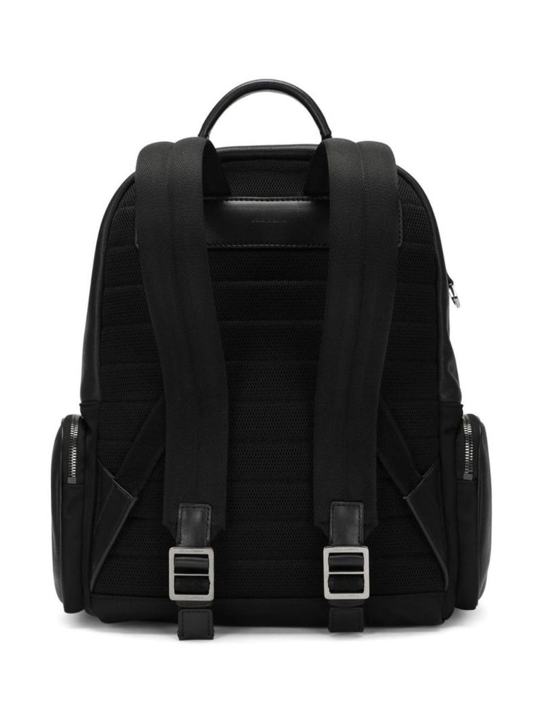 Black Logo Plaque Backpack