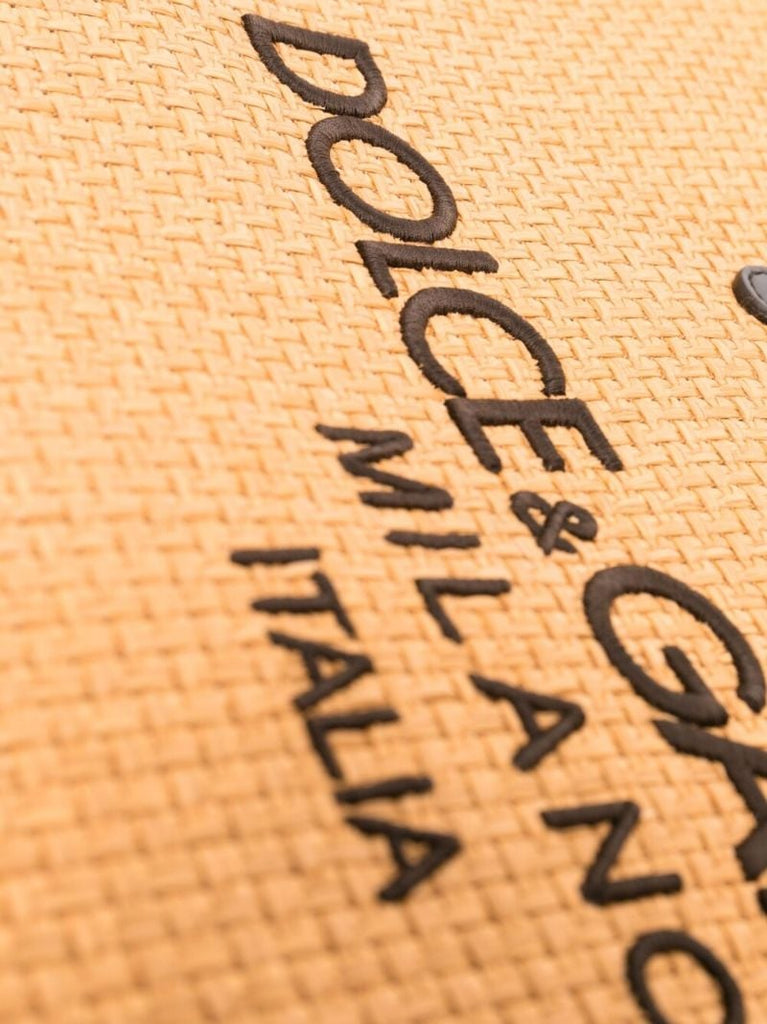 Brown Logo-embroidered Tote Bag