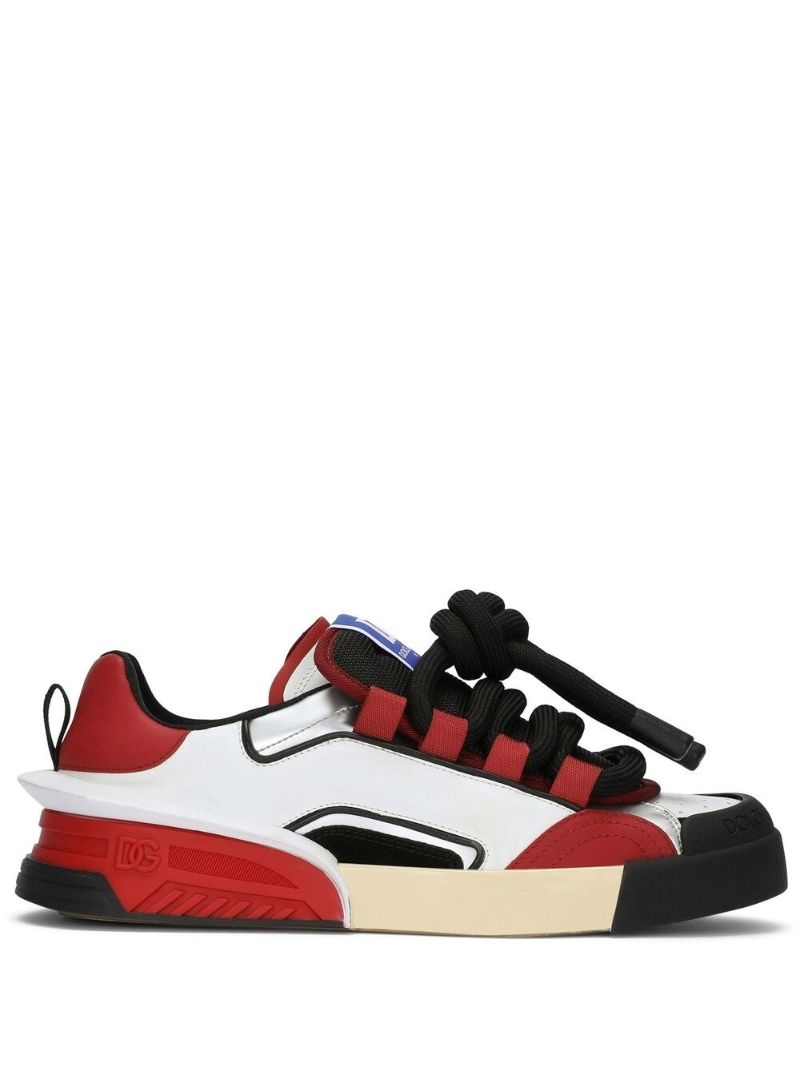 White Portofino Colourblock Sneakers