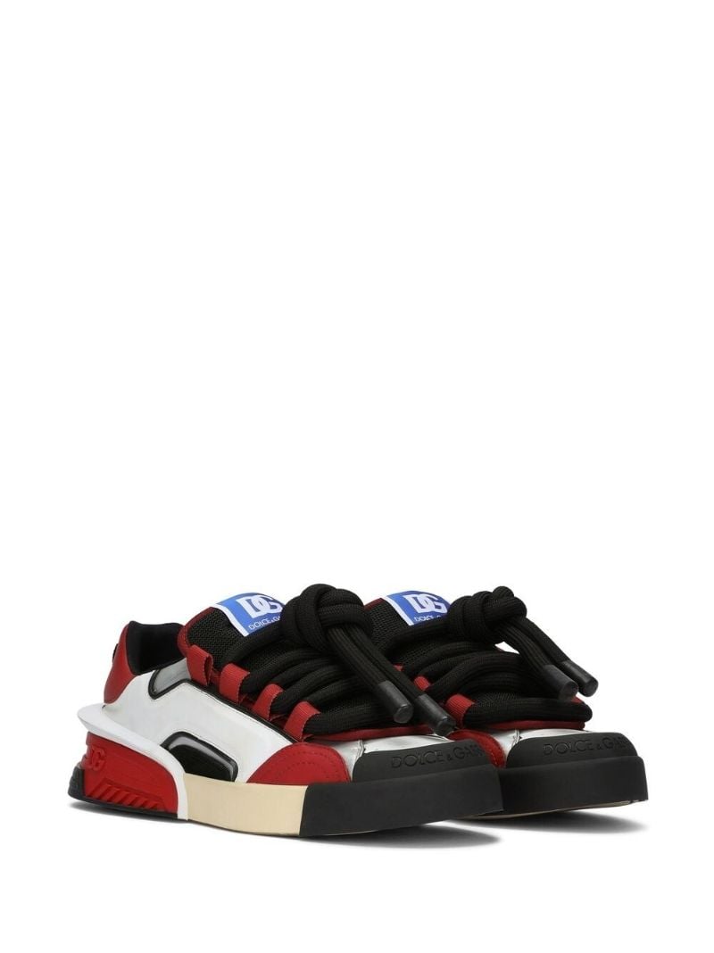 White Portofino Colourblock Sneakers