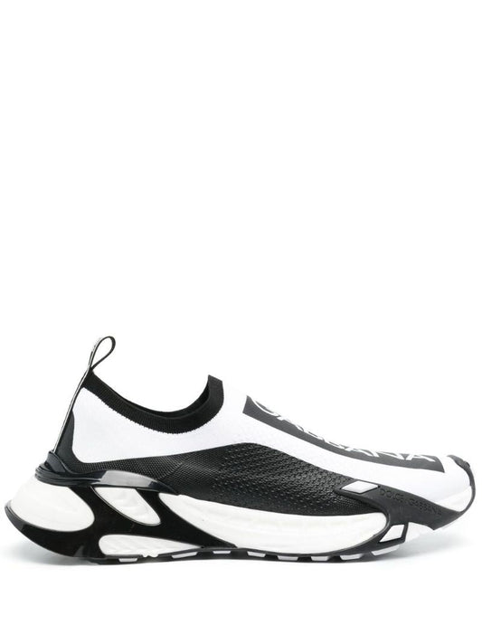 White Fast Slip-on Sneakers