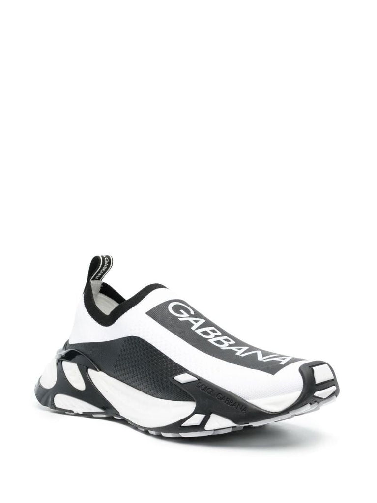 White Fast Slip-on Sneakers