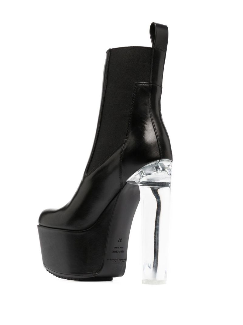 Black Beatle 180 Leather Boots