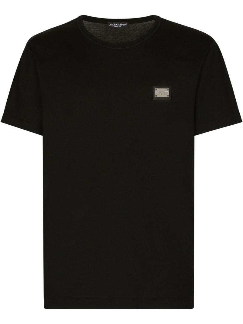 Black Logo Plaque T-shirt
