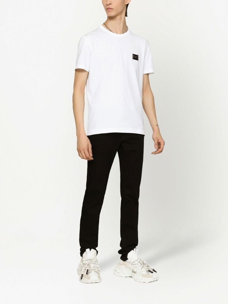 White Logo Plaque T-shirt