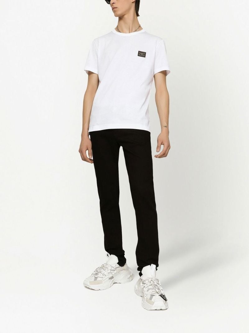 White Logo Plaque T-shirt