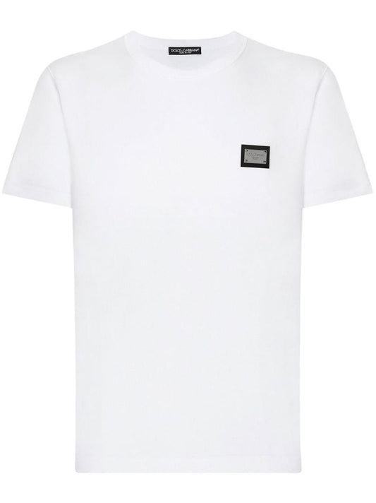 White Logo Plaque T-shirt