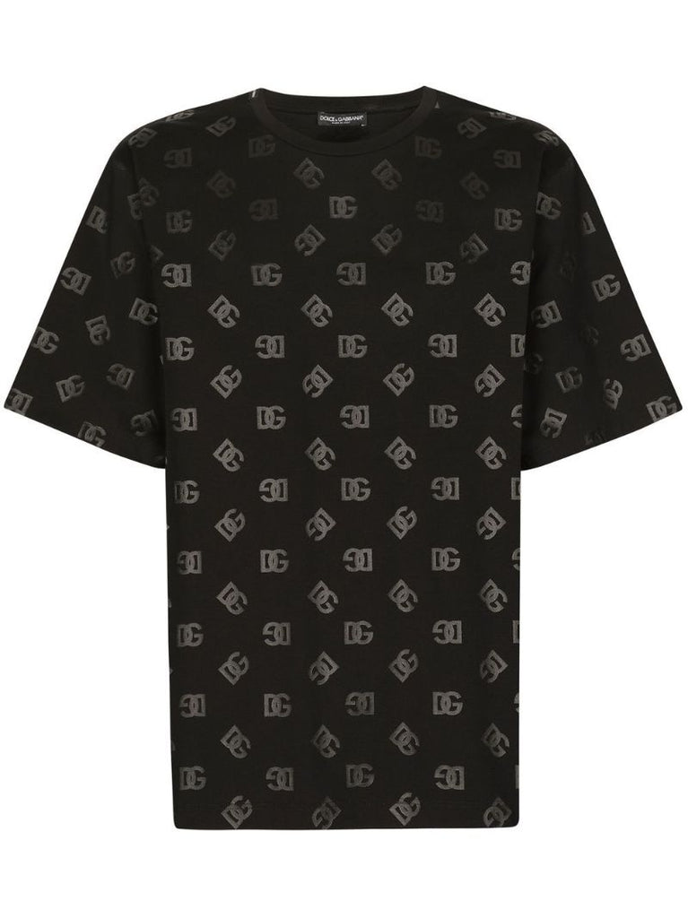 Black Logo Print T-shirt
