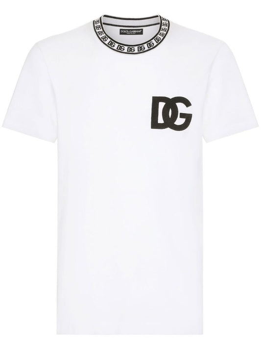 White Dg Print T-shirt