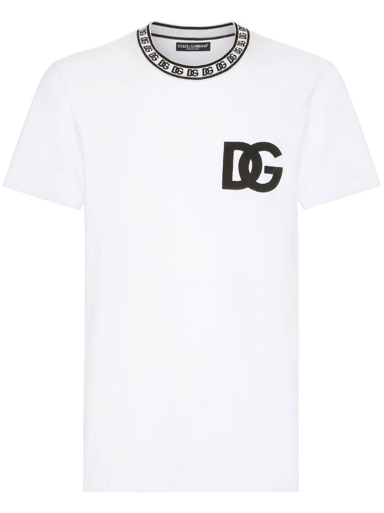 White Dg Print T-shirt