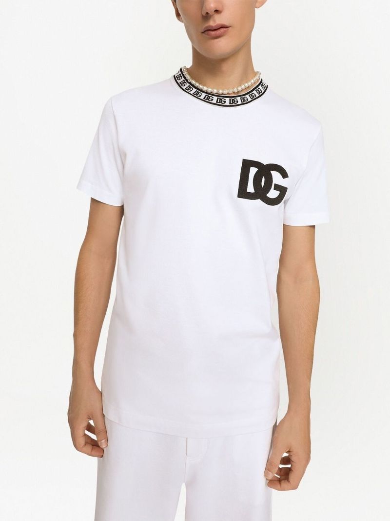 White Dg Print T-shirt