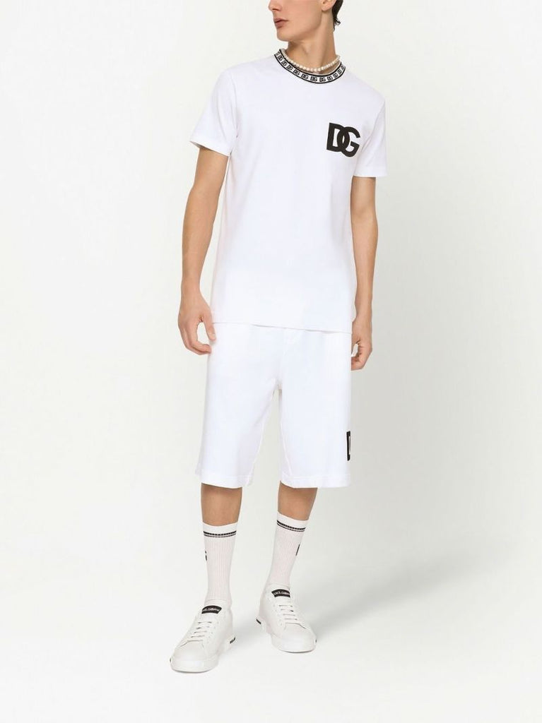 White Dg Print T-shirt