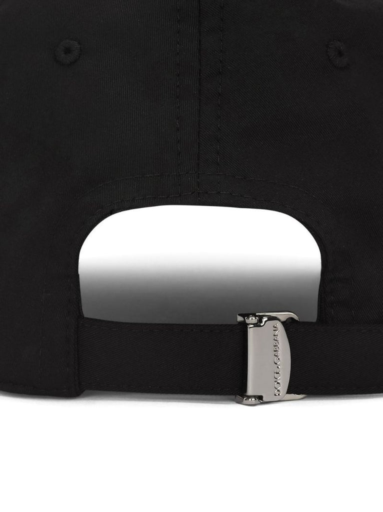 Black Logo Plaque Baseball Cap