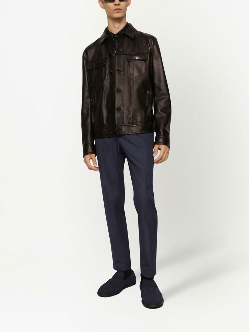 Black Silk Polo Sweater