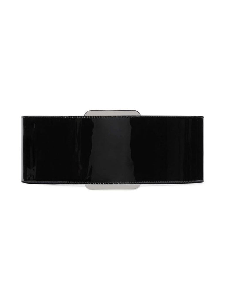 Black Patent Leather Belt