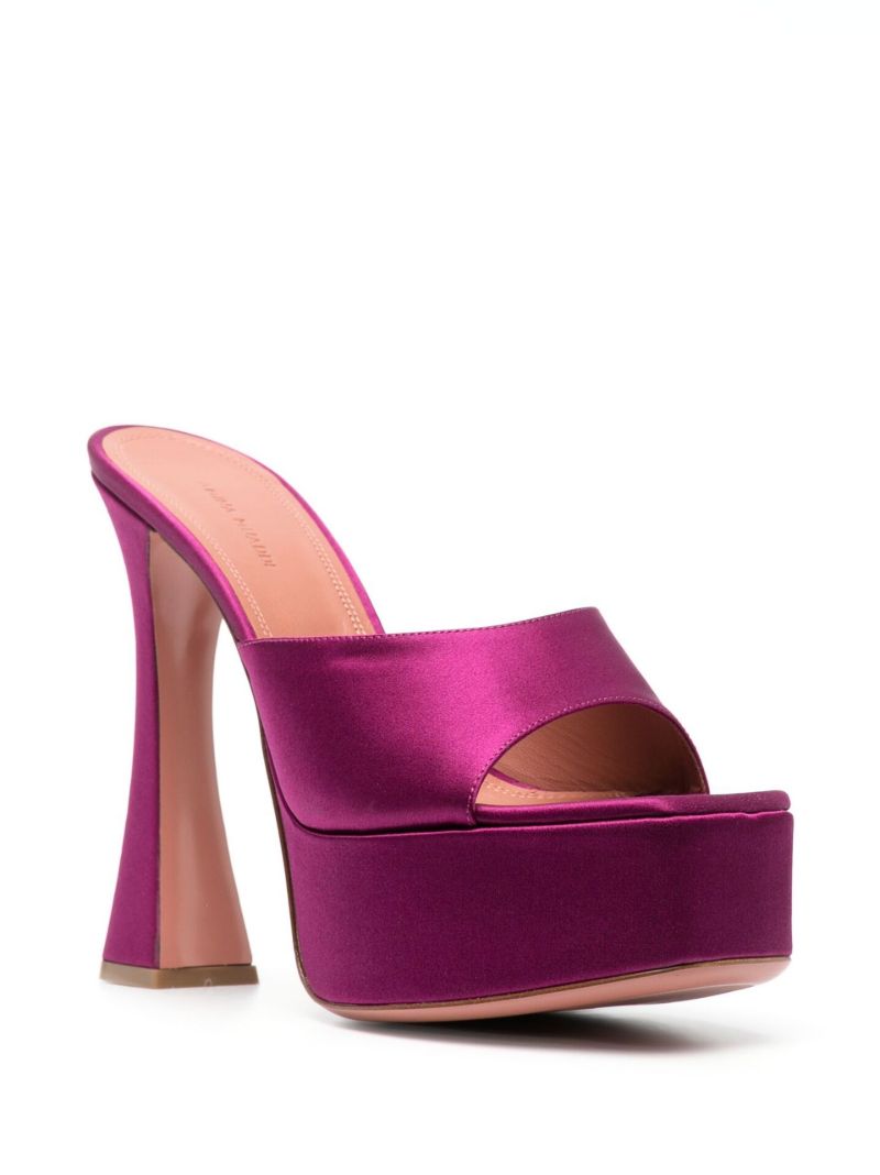 Pink Dalida 140 Platform Mules