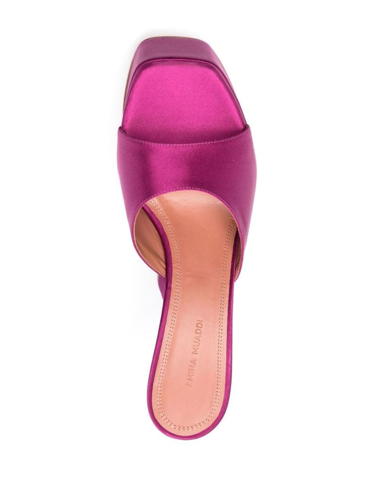 Pink Dalida 140 Platform Mules