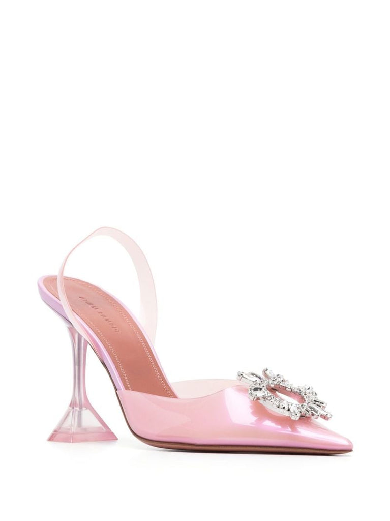 Pink Begum 95 Crystal Pumps