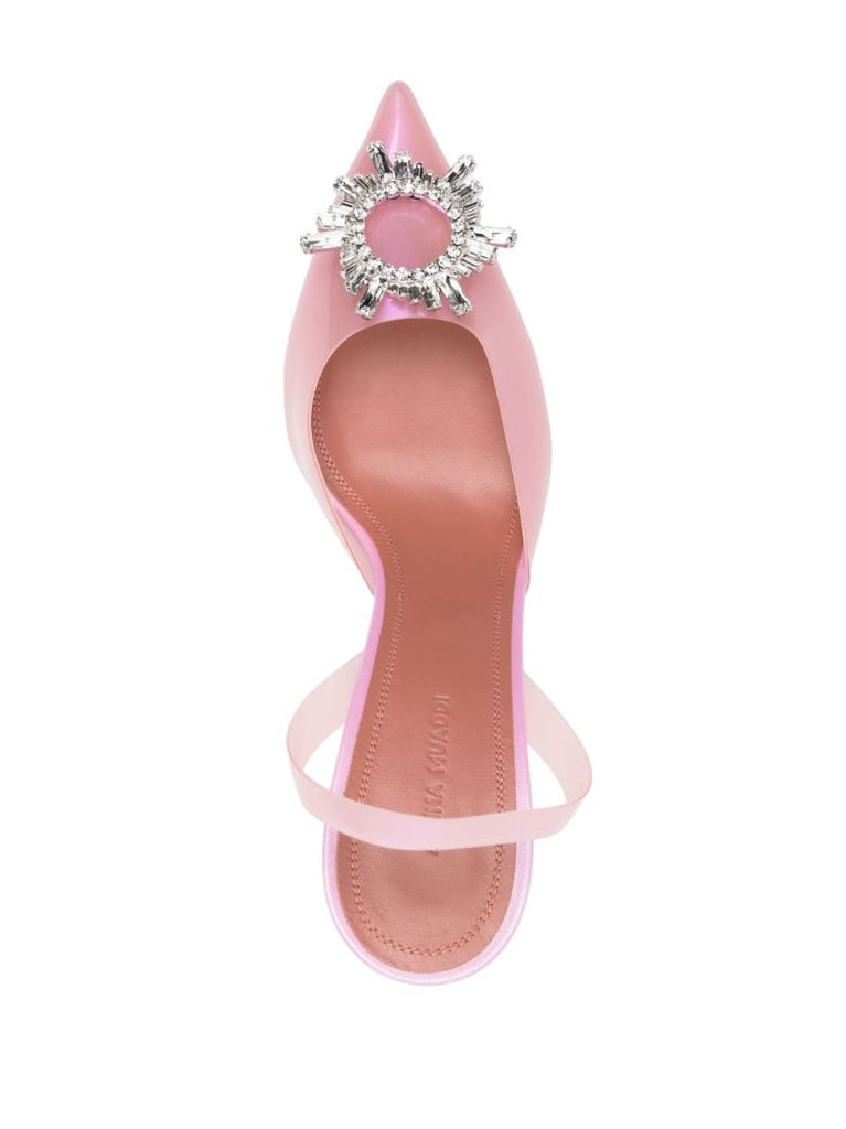 Pink Begum 95 Crystal Pumps