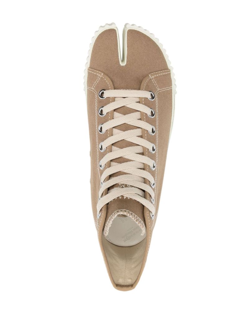 Brown Tabi High-top Sneakers