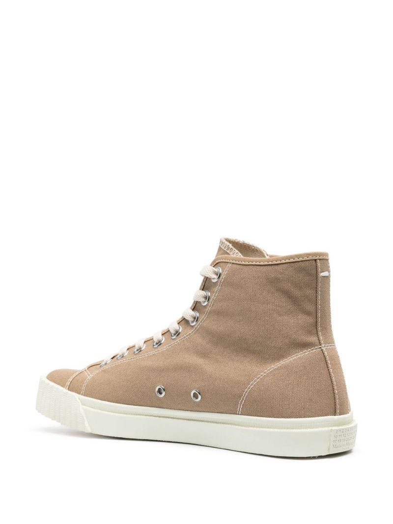 Brown Tabi High-top Sneakers