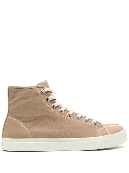 Brown Tabi High-top Sneakers