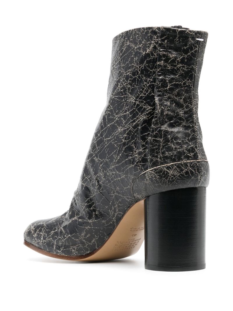 Black Tabi 80 Leather Ankle Boots