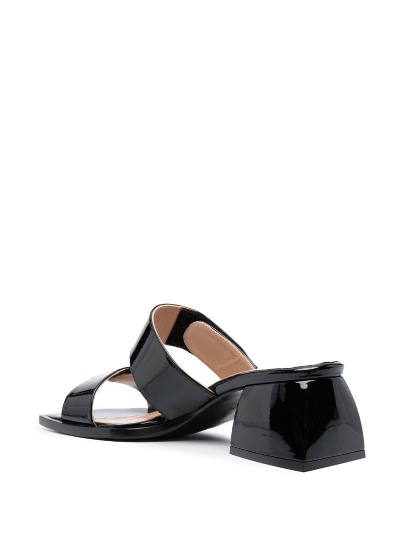 Black 45 Patent Leather Sandals