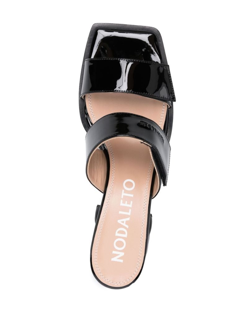 Black 45 Patent Leather Sandals