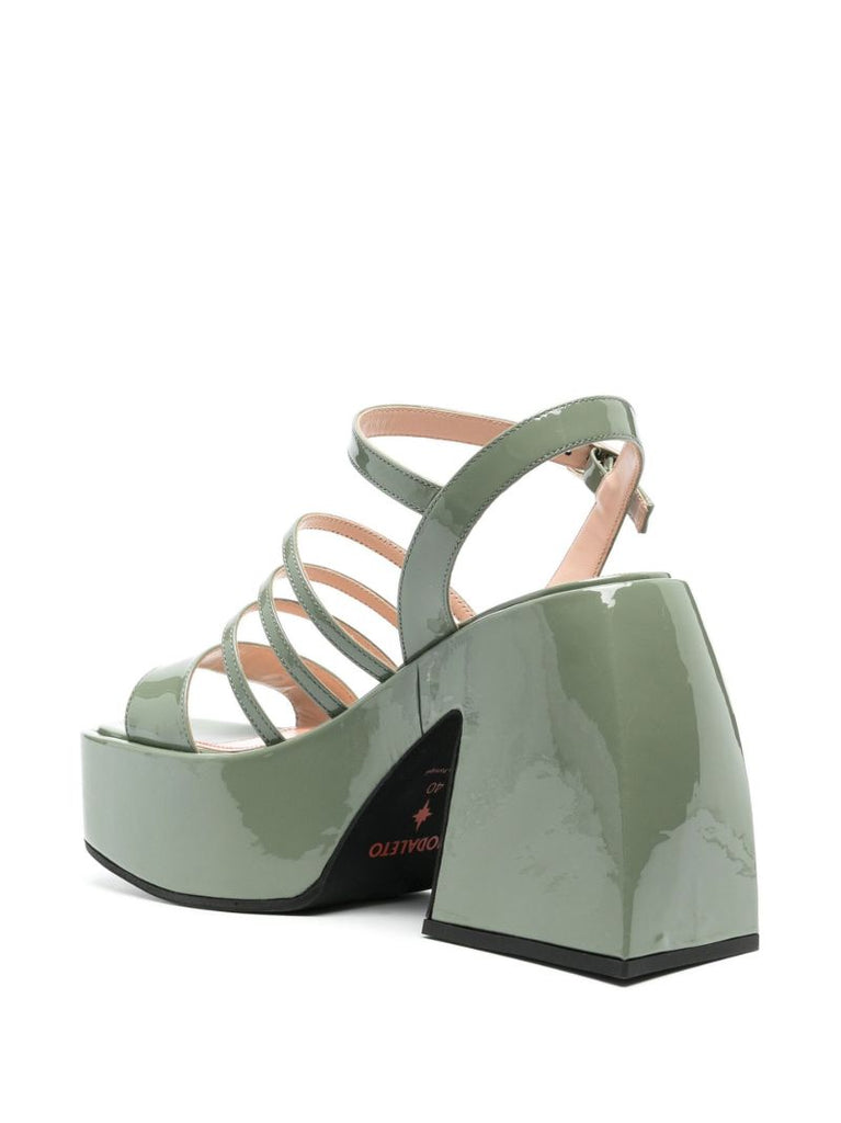 Green Bulla Chibi 125 Platform Sandals