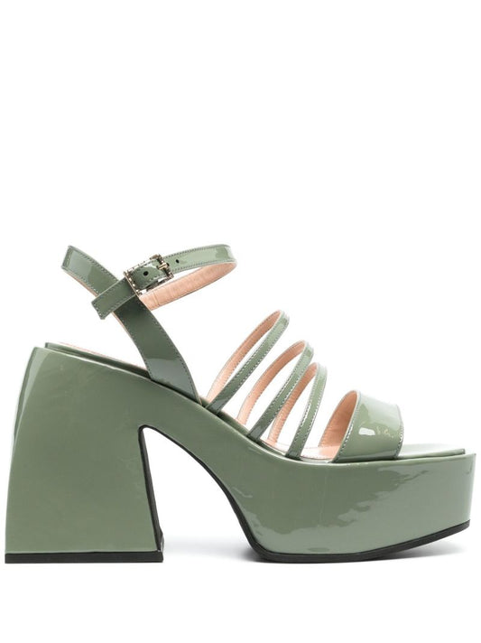 Green Bulla Chibi 125 Platform Sandals