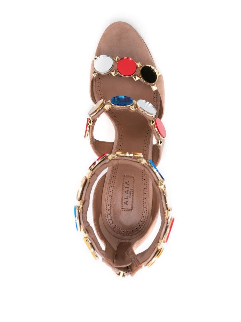 Neutral Bombe 110 Suede Sandals