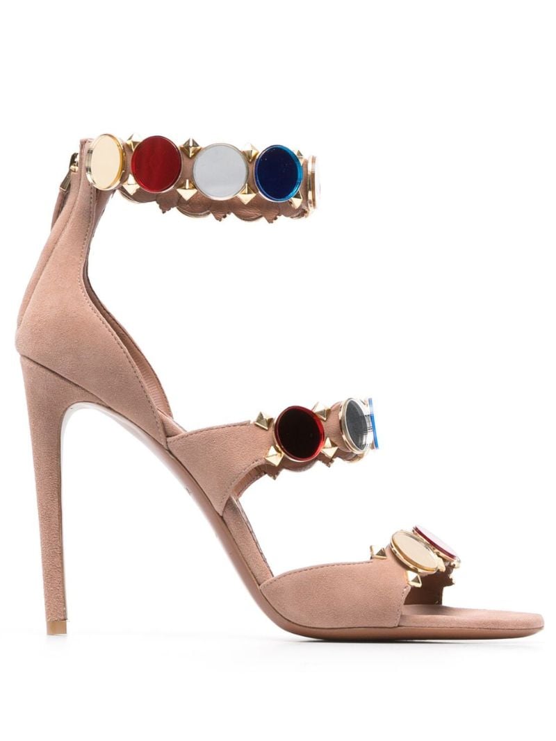 Neutral Bombe 110 Suede Sandals