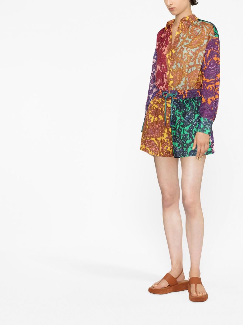 Multicolour Tiggy Patchwork Cotton Shirt