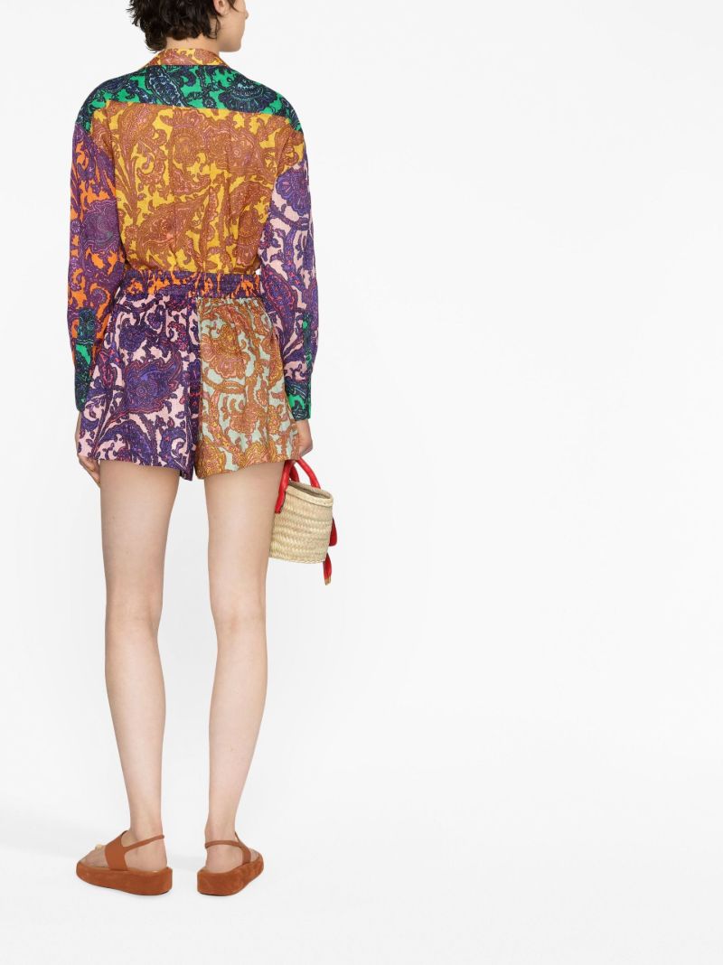 Multicolour Tiggy Patchwork Cotton Shirt
