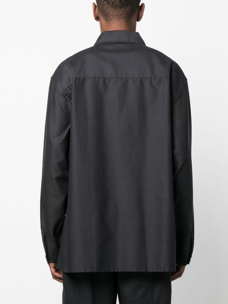 Black Writer Cotton Shirt
