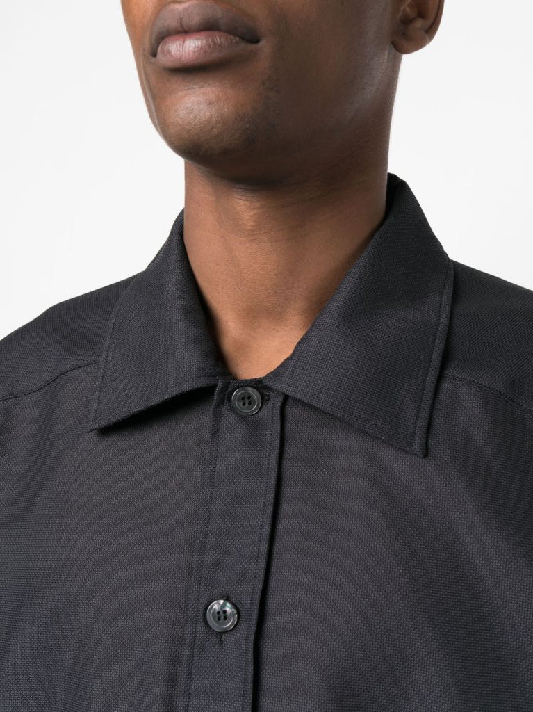 Black Writer Cotton Shirt