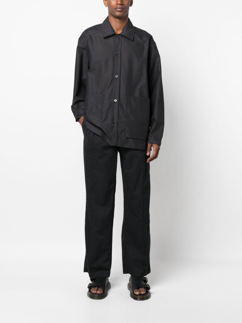 Black Writer Cotton Shirt